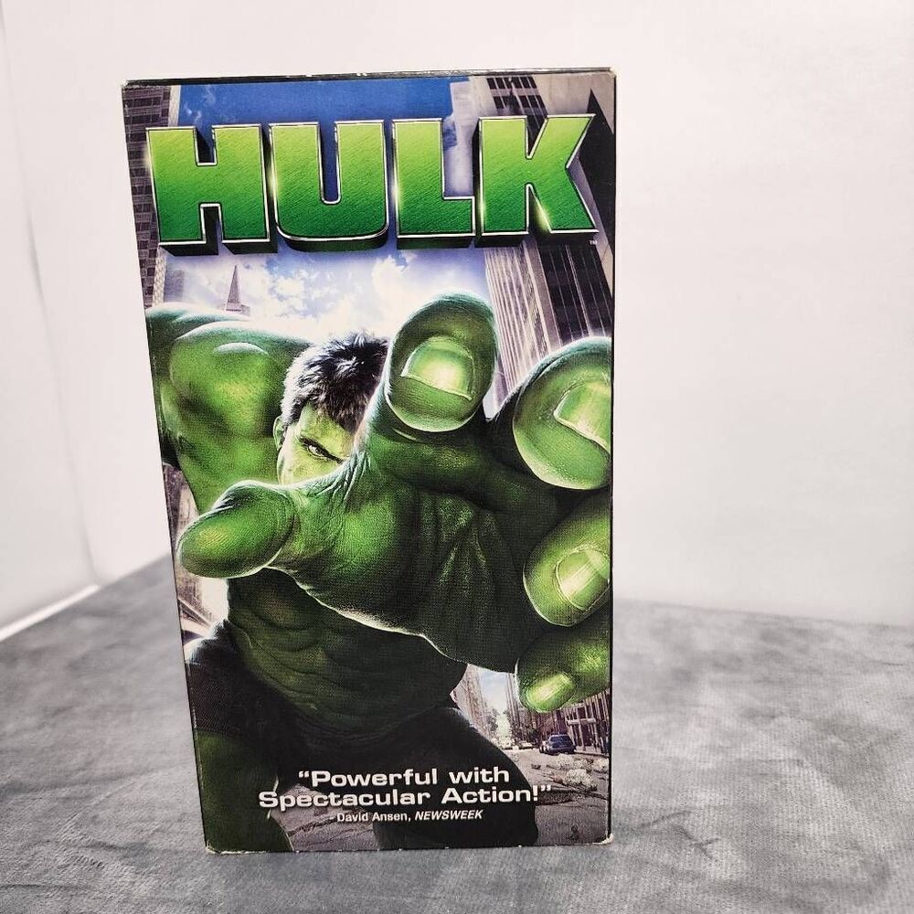 The Hulk (VHS, 2003) Marvel Comics Retro Vintage